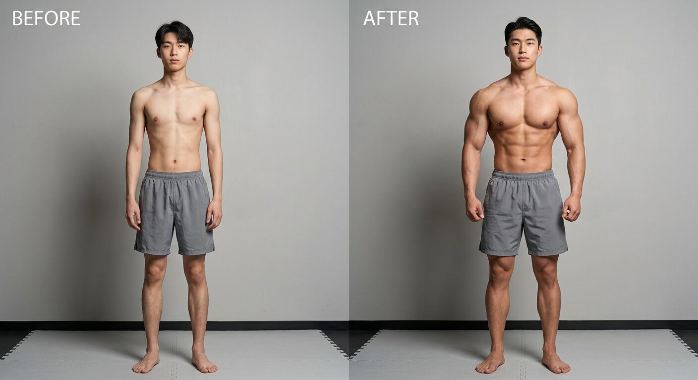 Dev's conditioning transformation after 10 weeks at Apex Coaching