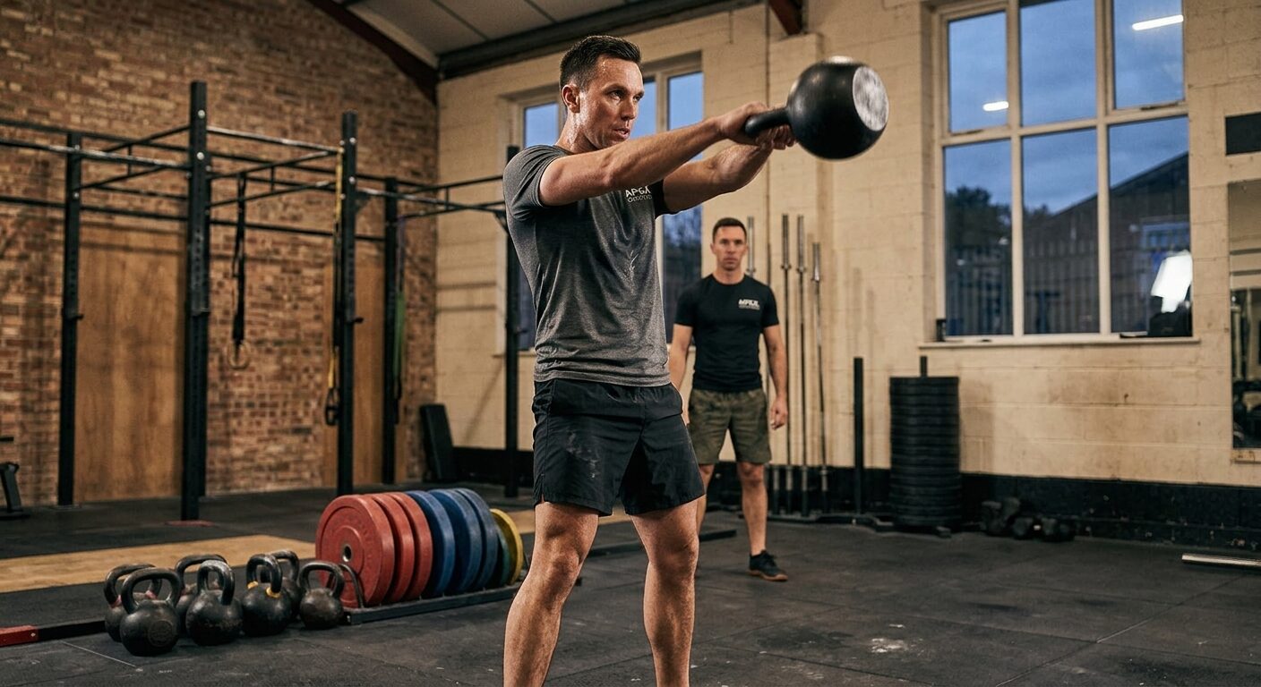 Apex Coaching trainer working with a client